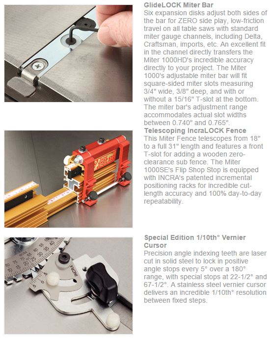 INCRA MITER 1000SE Special Edition